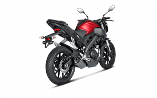 Akrapovic Racing Line Titanium Volledig Uitlaat Systeem met E-keur Yamaha MT-125 2014 > 2019